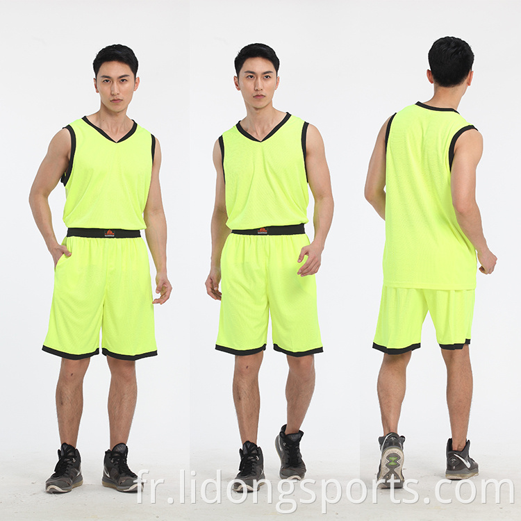 Dernier nouveau style Black Basketball Jersey Uniform Design for Men